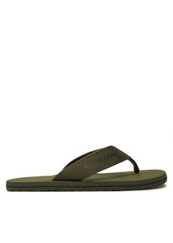 Japonki Tommy Hilfiger Hilfiger 85 Beach Sandal FM0FM05339 Zielony ze sklepu eobuwie.pl w kategorii Klapki męskie - zdjęcie 185859617