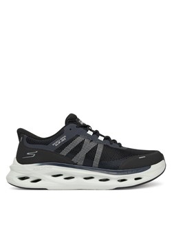 Buty do biegania Skechers Max Cushioning Glide-Step 220422 BKGY Czarny ze sklepu eobuwie.pl w kategorii Buty sportowe męskie - zdjęcie 185859669