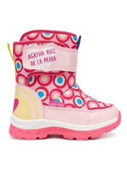 Śniegowce Agatha Ruiz de la Prada 251990 D Różowy ze sklepu eobuwie.pl w kategorii Buty zimowe dziecięce - zdjęcie 185859798