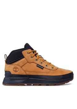 Trekkingi Timberland Field Trekker Mid TB0A2FES2311 Brązowy ze sklepu eobuwie.pl w kategorii Buty zimowe dziecięce - zdjęcie 185859829