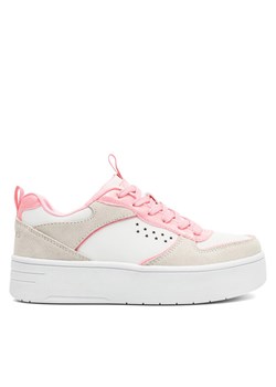 Sneakersy Skechers COURT HIGH 310194L WCRL Biały ze sklepu eobuwie.pl w kategorii Buty sportowe dziecięce - zdjęcie 185859835