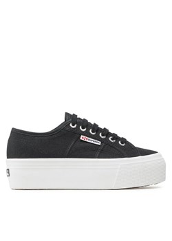 Tenisówki Superga 2790 Platform S9111LW Czarny ze sklepu eobuwie.pl w kategorii Trampki damskie - zdjęcie 185859848