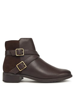 Botki Clarks Havisham Bay 26182942 Brązowy ze sklepu eobuwie.pl w kategorii Botki - zdjęcie 185860068