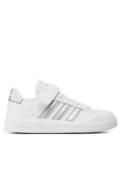 Sneakersy adidas Grand Court 2.0 El K GW6516 Biały ze sklepu eobuwie.pl w kategorii Buty sportowe dziecięce - zdjęcie 185860078