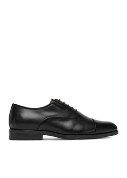 Półbuty Gino Rossi EO-RICCARDO-01 125AM Czarny ze sklepu eobuwie.pl w kategorii Buty eleganckie męskie - zdjęcie 185860098