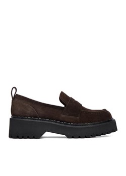 Loafersy Badura EO-ARYA-LT017-1 Brązowy ze sklepu eobuwie.pl w kategorii Lordsy damskie - zdjęcie 185860175