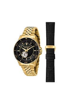 Zegarek Maserati R8823140012 Złoty ze sklepu eobuwie.pl w kategorii Zegarki - zdjęcie 185860596