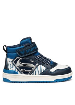 Sneakersy Geox J Washiba J56LQH 05411 C4211 S Granatowy ze sklepu eobuwie.pl w kategorii Buty sportowe dziecięce - zdjęcie 185860698