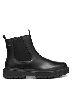 Botki Geox D Lamidie + Grip Abx D46XMD 00043 C9999 Czarny ze sklepu eobuwie.pl w kategorii Botki - zdjęcie 185860705