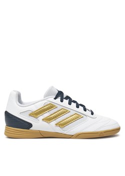 Buty do piłki nożnej adidas Super Sala II Indoor IG8753 Biały ze sklepu eobuwie.pl w kategorii Buty sportowe dziecięce - zdjęcie 185860719