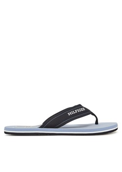 Japonki Tommy Hilfiger Hilfiger H Padded Beach Sandal FM0FM05536 Granatowy ze sklepu eobuwie.pl w kategorii Klapki męskie - zdjęcie 185860759