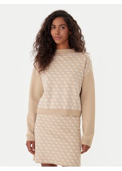 Guess Golf W5BR23 Z3JD2 Beżowy Relaxed Fit ze sklepu MODIVO w kategorii Swetry damskie - zdjęcie 185868545