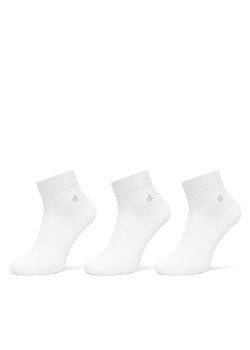 Calvin Klein Zestaw 3 par niskich skarpet męskich 701234209 Biały ze sklepu MODIVO w kategorii Skarpetki męskie - zdjęcie 185868675