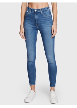 Calvin Klein Jeans Jeansy J20J220198 Niebieski Skinny Fit ze sklepu MODIVO w kategorii Jeansy damskie - zdjęcie 185868697