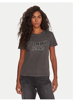 Tommy Jeans T-Shirt Varsity DW0DW21966 Czarny Regular Fit ze sklepu MODIVO w kategorii Bluzki damskie - zdjęcie 185868715