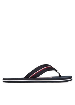 Tommy Hilfiger Japonki Corporate Hilfiger Beach FM0FM05436 Granatowy ze sklepu MODIVO w kategorii Klapki męskie - zdjęcie 185868759