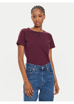 Hugo T-Shirt Deloris 50512002 Fioletowy Regular Fit ze sklepu MODIVO w kategorii Bluzki damskie - zdjęcie 185868995