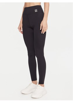 HUGO Legginsy Noparda 50549965 Czarny Slim Fit ze sklepu MODIVO w kategorii Spodnie damskie - zdjęcie 185869285