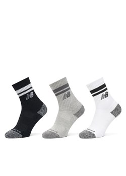 New Balance Zestaw 3 par wysokich skarpet unisex Active Lifestyle Striped Crew LAS35210AS Kolorowy ze sklepu MODIVO w kategorii Skarpetki damskie - zdjęcie 185869307