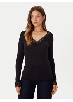 Vero Moda Bluzka Skye 10339843 Czarny Slim Fit ze sklepu MODIVO w kategorii Bluzki damskie - zdjęcie 185869388