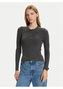 Vero Moda Sweter Siljerib 10336674 Szary Slim Fit ze sklepu MODIVO w kategorii Swetry damskie - zdjęcie 185869415