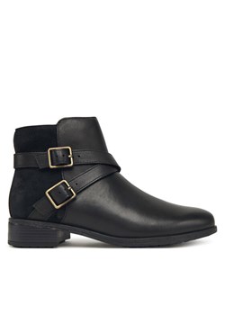 Clarks Botki Havisham Bay 26182941 Czarny ze sklepu MODIVO w kategorii Botki - zdjęcie 185869445