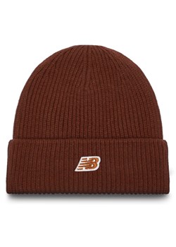 New Balance Czapka Winter Watchman Beanie Patch V3.0 LAH53008ROK Brązowy ze sklepu MODIVO w kategorii Czapki zimowe damskie - zdjęcie 185869495