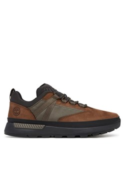 Timberland Sneakersy Euro Trekker Low Lace TB0A6DP5EUW1 Brązowy ze sklepu MODIVO w kategorii Buty sportowe męskie - zdjęcie 185869527