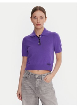 PINKO Sweter Gorgona 105450 A2Q9 Fioletowy Regular Fit ze sklepu MODIVO w kategorii Swetry damskie - zdjęcie 185869898