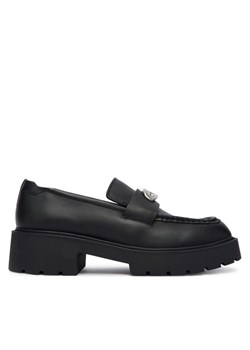 Calvin Klein Loafersy Chunky Loafer Lth Hw YW0YW01912 Czarny ze sklepu MODIVO w kategorii Lordsy damskie - zdjęcie 185870136