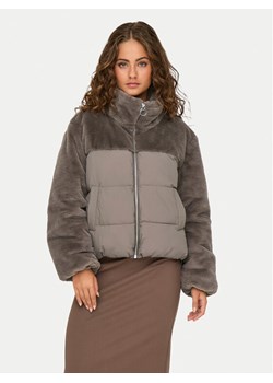 ONLY Kurtka zimowa 15292945 Szary Regular Fit ze sklepu MODIVO w kategorii Kurtki damskie - zdjęcie 185870219