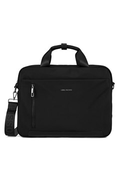 Gino Rossi Torba na laptopa C-GIN-K-011-CCC-06 Czarny ze sklepu MODIVO w kategorii Torby na laptopa - zdjęcie 185870238