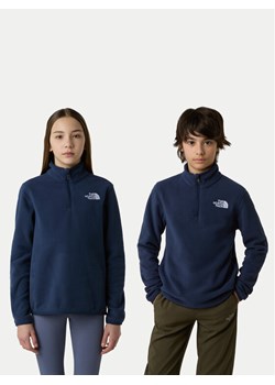 The North Face Polar Glacier NF0A8CVG Granatowy Regular Fit ze sklepu MODIVO w kategorii Bluzy chłopięce - zdjęcie 185870249