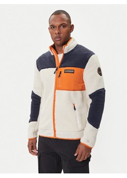 Napapijri Polar Yupik NP0A4GNT Beżowy Regular Fit ze sklepu MODIVO w kategorii Bluzy męskie - zdjęcie 185870306