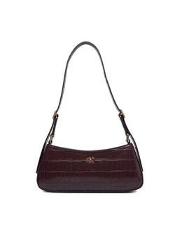 Calvin Klein Torebka Ck Croc Small LV04F3283G Bordowy ze sklepu MODIVO w kategorii Torebki damskie - zdjęcie 185870427