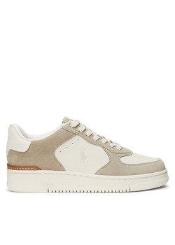Polo Ralph Lauren Sneakersy 809945251002 Beżowy ze sklepu MODIVO w kategorii Buty sportowe męskie - zdjęcie 185870559