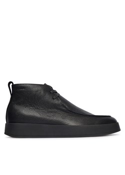 Calvin Klein Trzewiki Hybrid Cup Apron Boot Lth HM0HM01987 Czarny ze sklepu MODIVO w kategorii Buty zimowe męskie - zdjęcie 185870645
