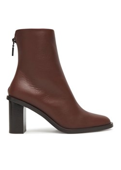 Max Mara Botki Midiboot80 25247960726 Brązowy ze sklepu MODIVO w kategorii Botki - zdjęcie 185870646