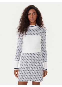 Guess Sweter W5BR24 Z3JD2 Écru Slim Fit ze sklepu MODIVO w kategorii Swetry damskie - zdjęcie 185870715