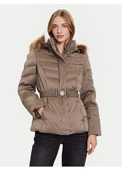 Guess Kurtka puchowa W5BL31 W2802 Beżowy Regular Fit ze sklepu MODIVO w kategorii Kurtki damskie - zdjęcie 185870785