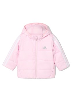 adidas Kurtka zimowa Essentials 3-Stripes JW2442 Różowy Regular Fit ze sklepu MODIVO w kategorii Kombinezony i kurtki - zdjęcie 185870856