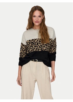 ONLY Sweter Jade 15294969 Beżowy Regular Fit ze sklepu MODIVO w kategorii Swetry damskie - zdjęcie 185870898
