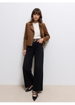 Mohito - Jeansy wide leg petite - czarny ze sklepu Mohito w kategorii Jeansy damskie - zdjęcie 185884878