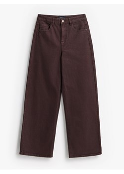Mohito - Jeansy wide leg - ciemnobrązowy ze sklepu Mohito w kategorii Jeansy damskie - zdjęcie 185885059