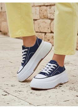 Royalfashion Trampki damskie na platformie Beemes ze sklepu royalfashion.pl w kategorii Trampki damskie - zdjęcie 185885529