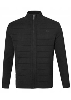 Rozpinany Sweter Męski (Kardigan)  - Pako Jeans - Czarny  SWPJNSottaCZ ze sklepu JegoSzafa.pl w kategorii Swetry męskie - zdjęcie 185885735
