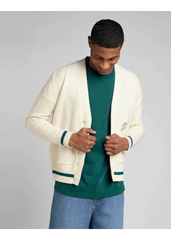 MESKI SWETER LEE SEASONAL CARDIGAN ECRU 112322650 ze sklepu YouNeedit.pl w kategorii Swetry męskie - zdjęcie 185886216