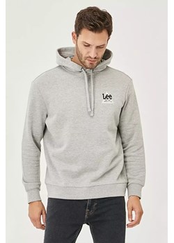 LEE SMALL TRIANGLE HOODI MĘSKA BLUZA Z KAPTUREM LOGO GREY MELE L82DEJ37 112140909 ze sklepu YouNeedit.pl w kategorii Bluzy męskie - zdjęcie 185886326
