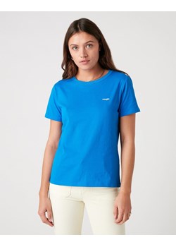 DAMSKI T-SHIRT WRANGLER SIGN OFF TEE STRONG BLUE W7Q0-D3-X2V 112132068 ze sklepu YouNeedit.pl w kategorii Bluzki damskie - zdjęcie 185886457