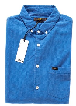 KOSZULA MĘSKA LEE SLIM BUTTON DOWN DIPPED BLUE L66XNRLA 112116772 ze sklepu YouNeedit.pl w kategorii Koszule męskie - zdjęcie 185886575